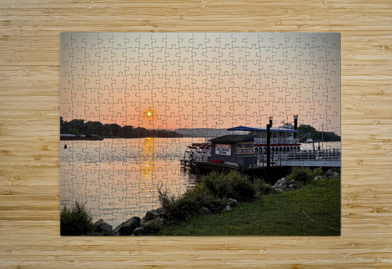 Evening Harbor: A Moment to Drift Click4Pix Puzzle printing