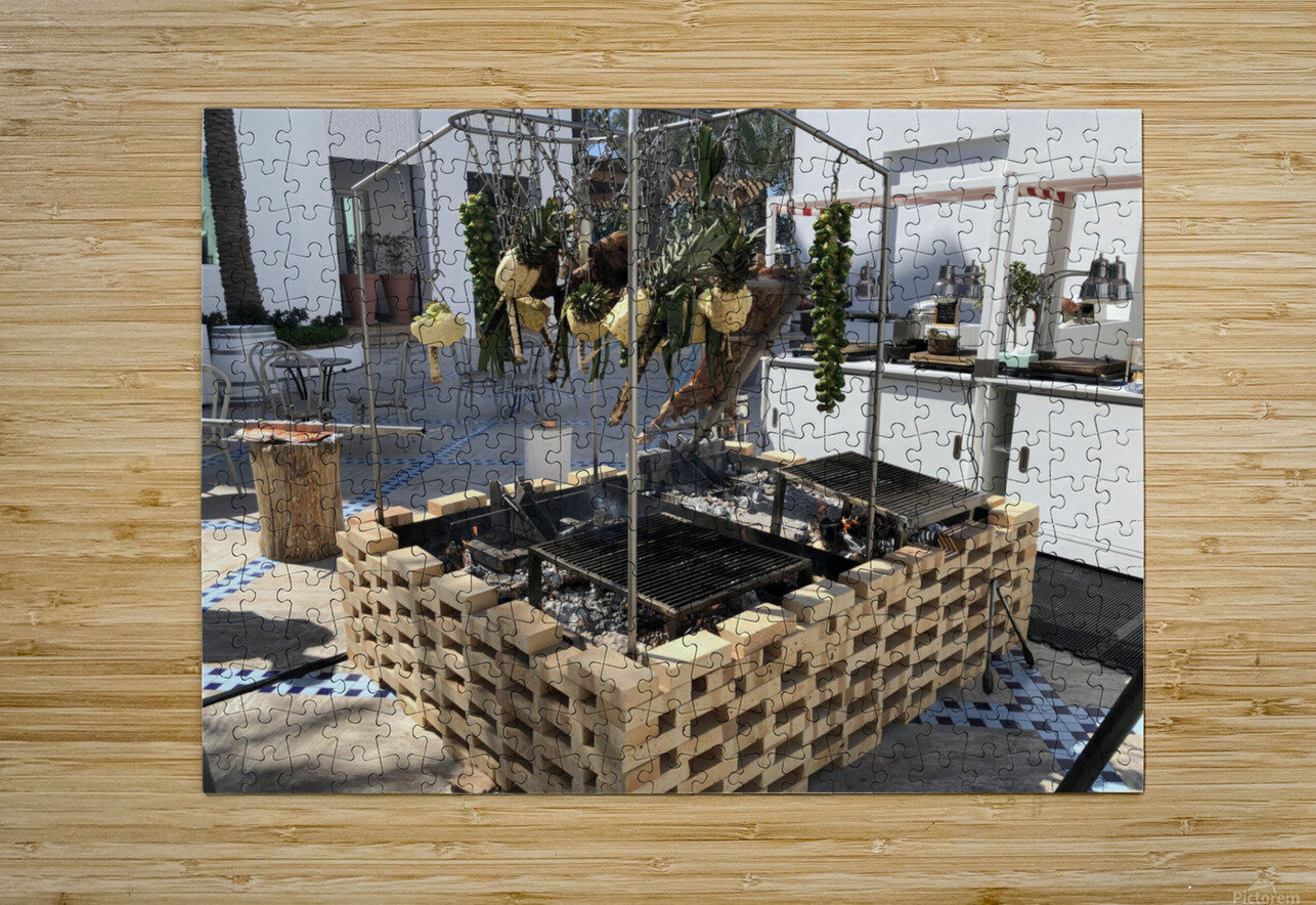 Outdoor Sunkist Grilling Dubai Style Click4Pix Puzzle printing