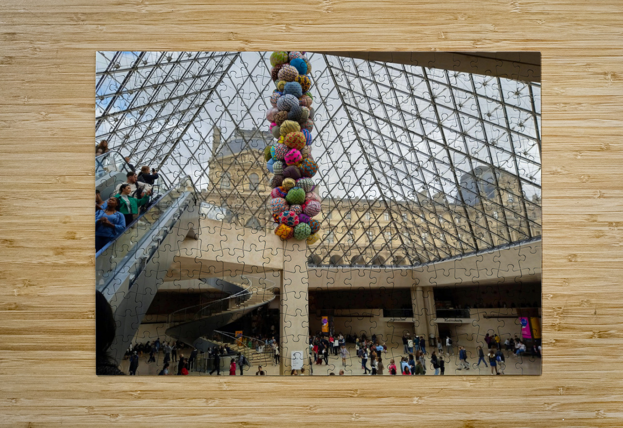 In Louvre with the View 2B Click4Pix Puzzle printing