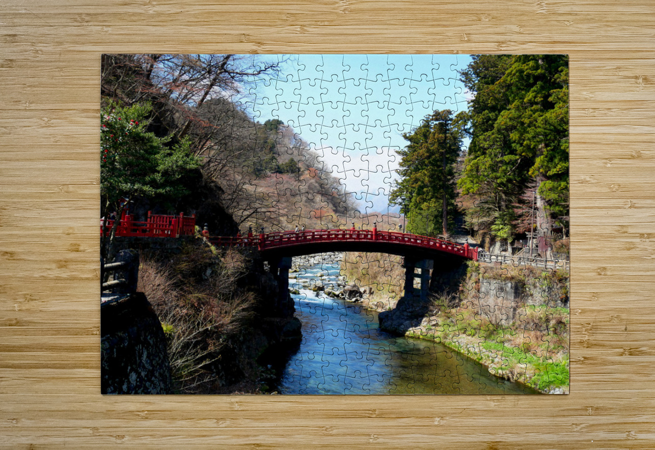 Water Under the Japanese Bridge 2 Click4Pix Puzzle printing