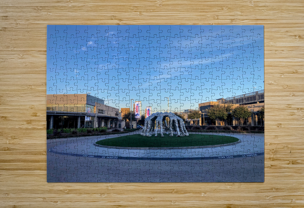 Dallas Cowboys Ford Center Huddle Click4Pix Puzzle printing