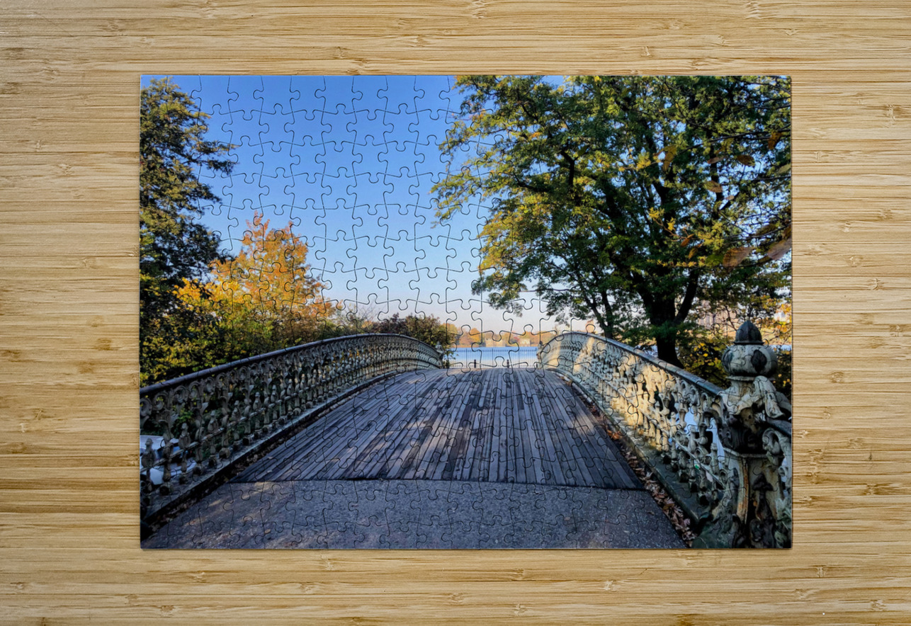 Bridge to Central Park Reservoir  Click4Pix Puzzle printing