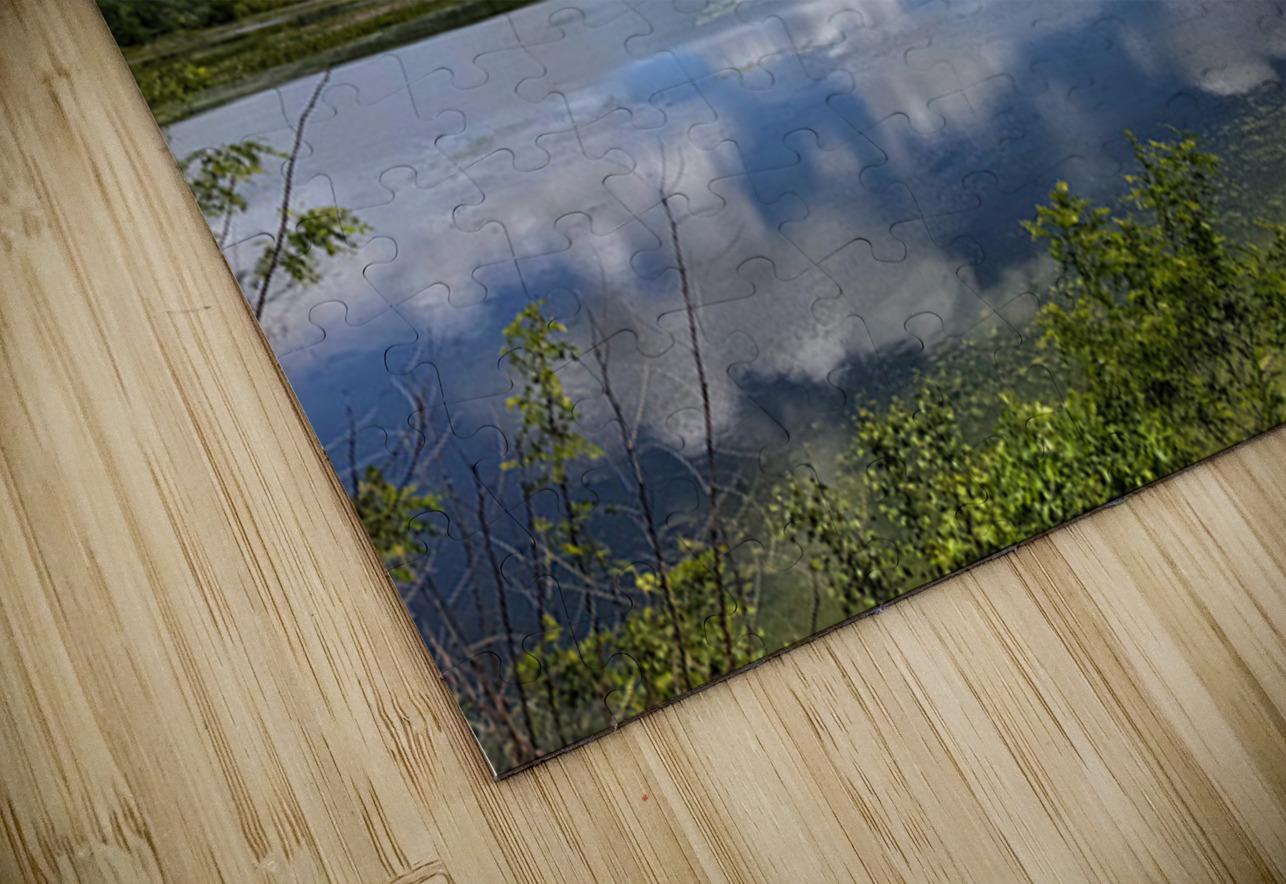 Cloud Watching by the Lake Click4Pix Puzzle