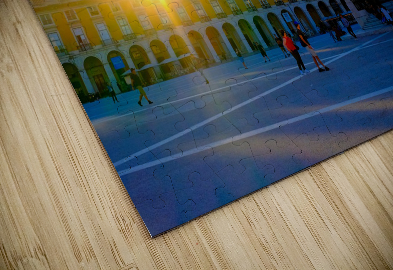 Charging into the Sunset at Riverfront Square Click4Pix Puzzle