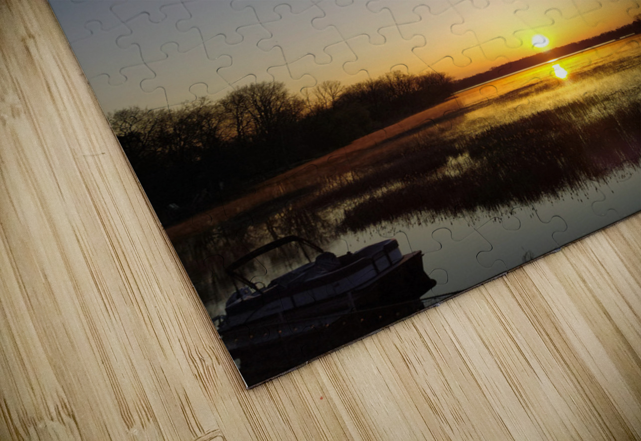 Golden Michigan Sunrise Click4Pix Puzzle