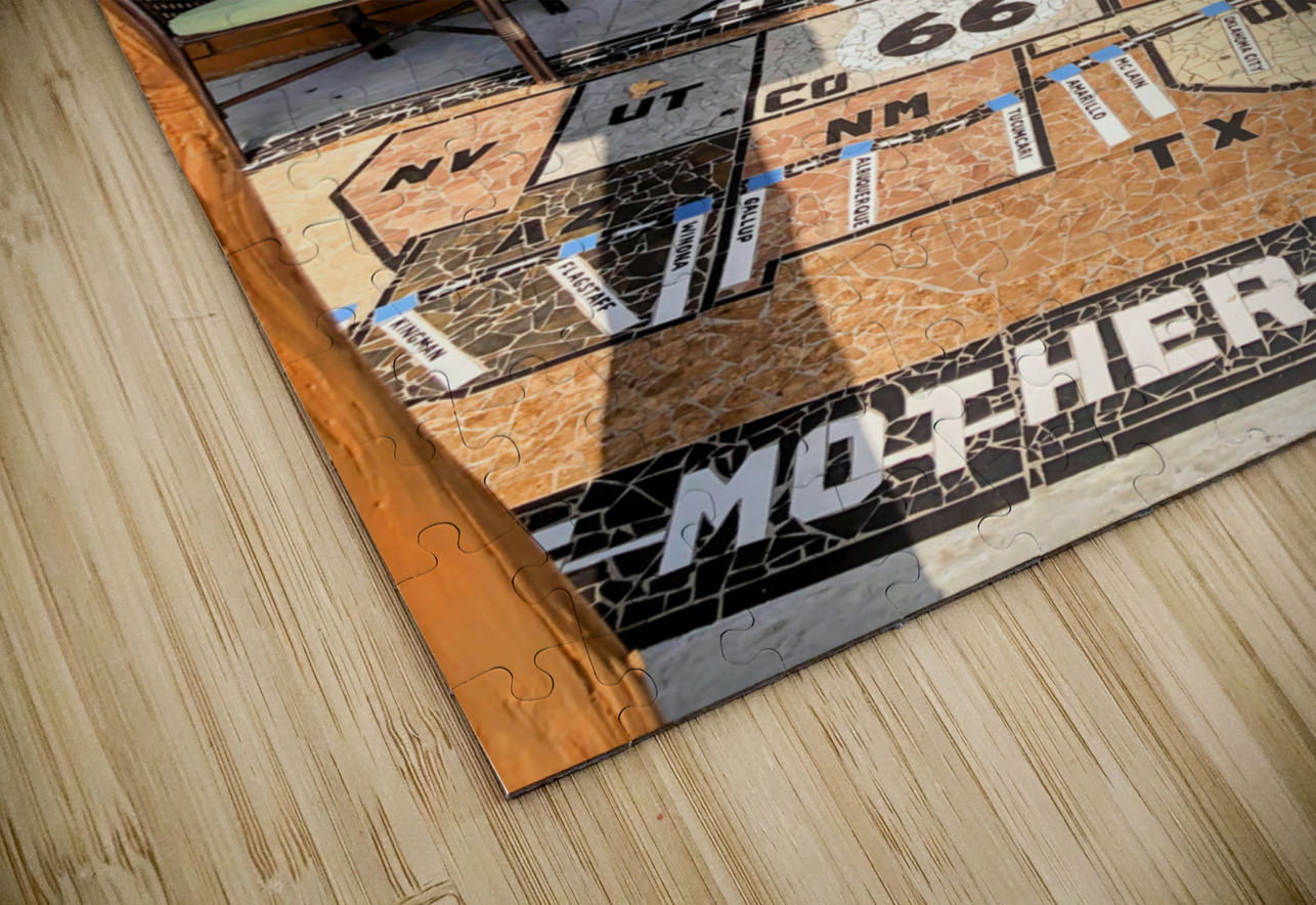 Mosaic Tribute to Route 66 Click4Pix Puzzle