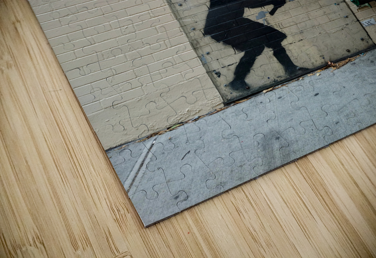 Banksy on Broadway Boy Hammering Hydrant Click4Pix Puzzle