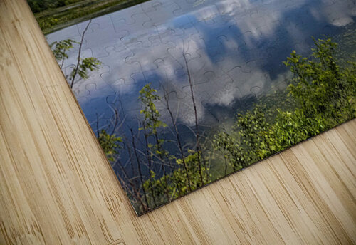 Cloud Watching by the Lake Click4Pix puzzle