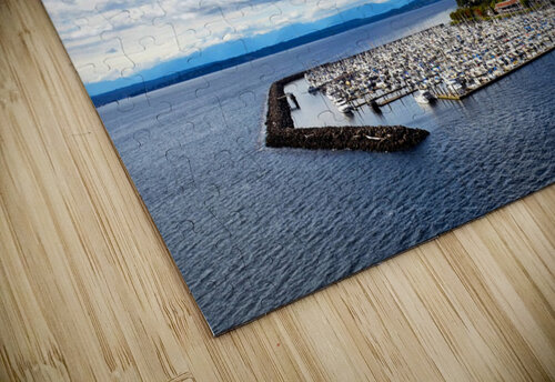 Boat Dock By the Sea Wall Click4Pix puzzle
