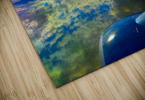 Reflections Over Great Salt Lake  2 Click4Pix puzzle