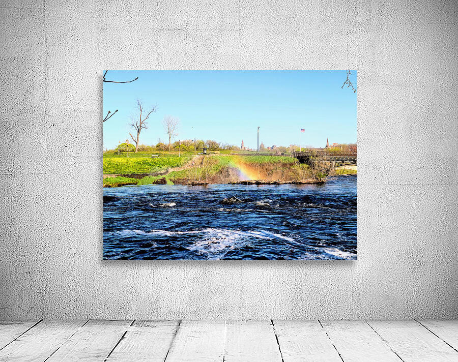 Water Dreams in Color: A Moment Beneath the Falls Wall Preview