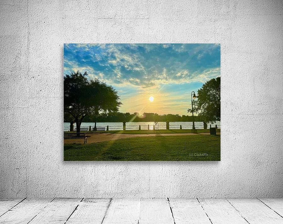 Sunset Reflections from the Quiet Side of the World Wall Preview