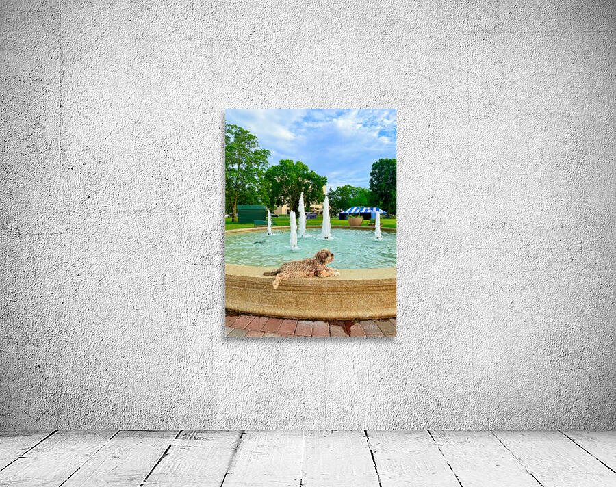 Lazy Days by the Fountain Wall Preview