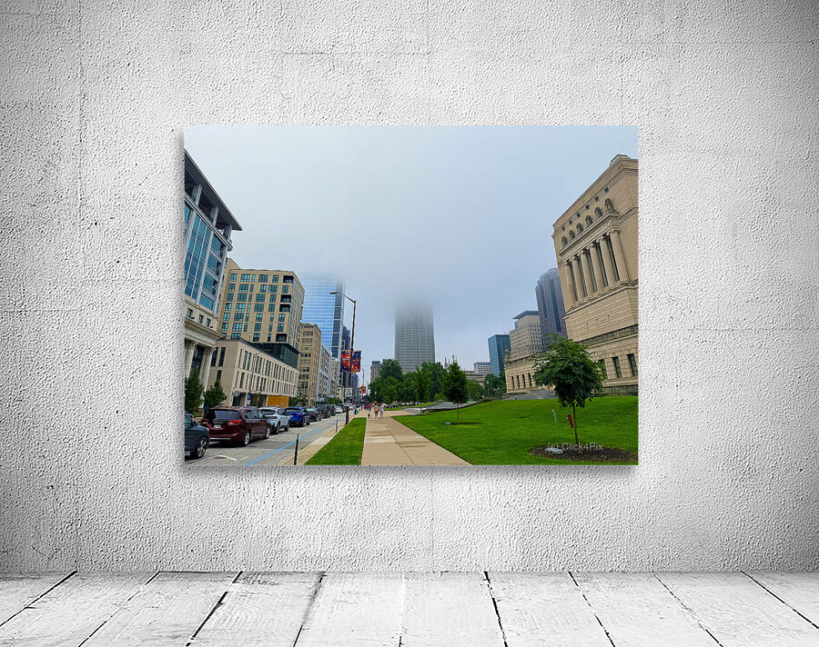 Fog Line Horizon Wall Preview