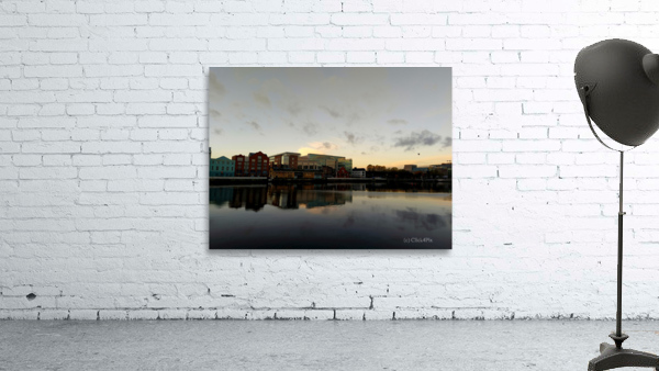 Calm Along River Quay 2 Wall Preview