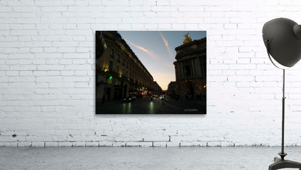 Streets of Paris -- The Palais Garnier 2 Wall Preview