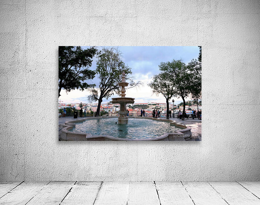 Lisbon Water Fountain  Wall Preview