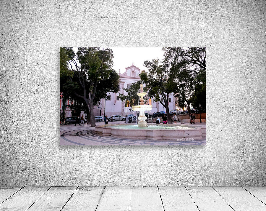Lisbon Water Fountain 2 Wall Preview