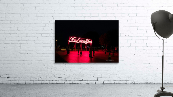 I LOVE YOU Sign 2 Wall Preview