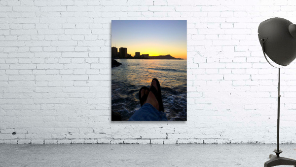 Sitting by the Dock of the Bay Sunrise Wall Preview