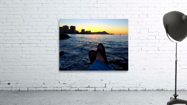 Sitting by the Dock of the Bay Sunrise 2 Wall Preview