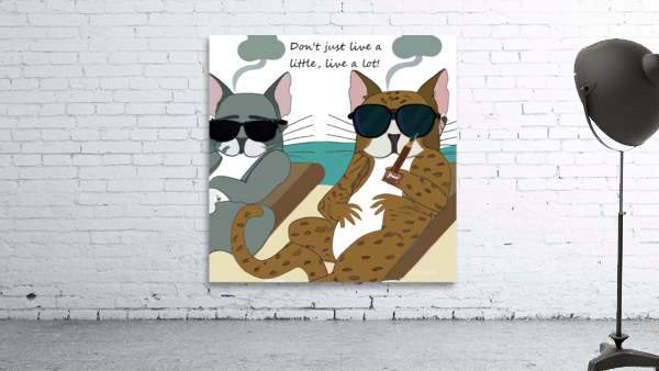 BadCatz Beach Bums 1C Wall Preview