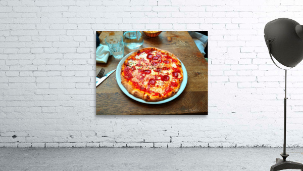 Pepperoni Pizza Pie  Wall Preview