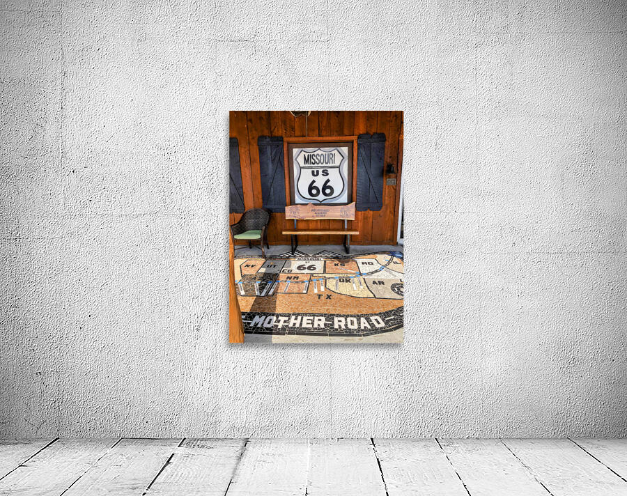 Mosaic Tribute to Route 66 Wall Preview