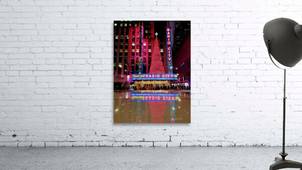 Neon Christmas at Radio City Wall Preview