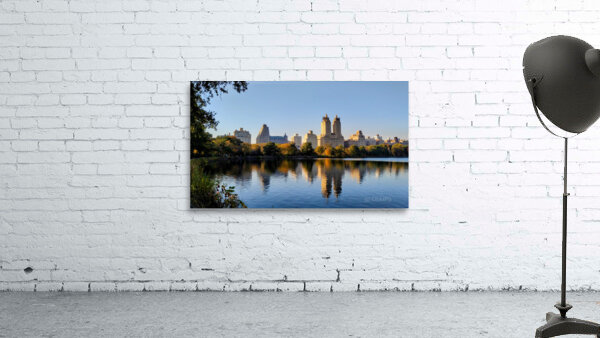 Central Park Reservoir Reflections Wall Preview