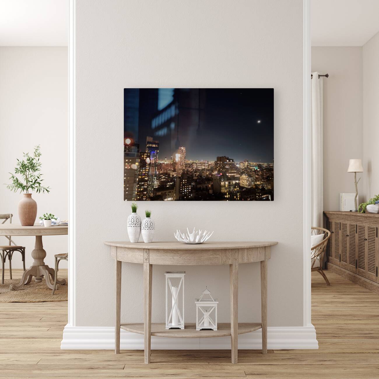 Magical Moonlight Manhattan Reproduction