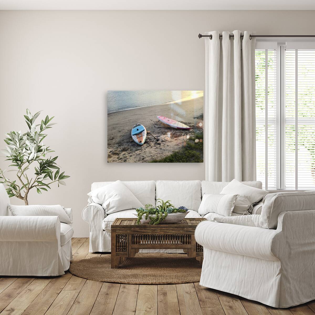 Shoreline Holds the Memory: Beached Paddle Board Reproduction