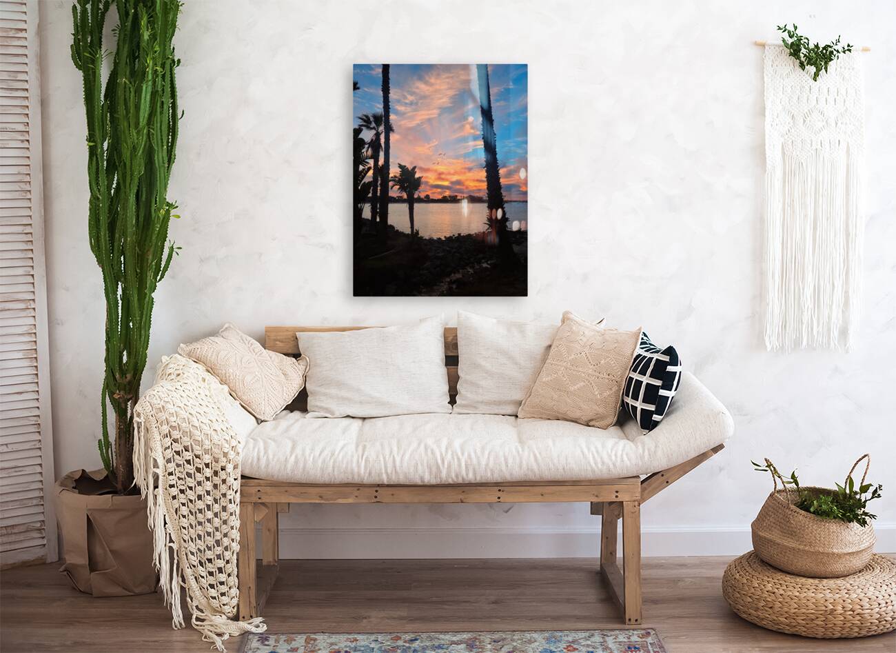 Sunset Paints the Sky in Fire Reproduction