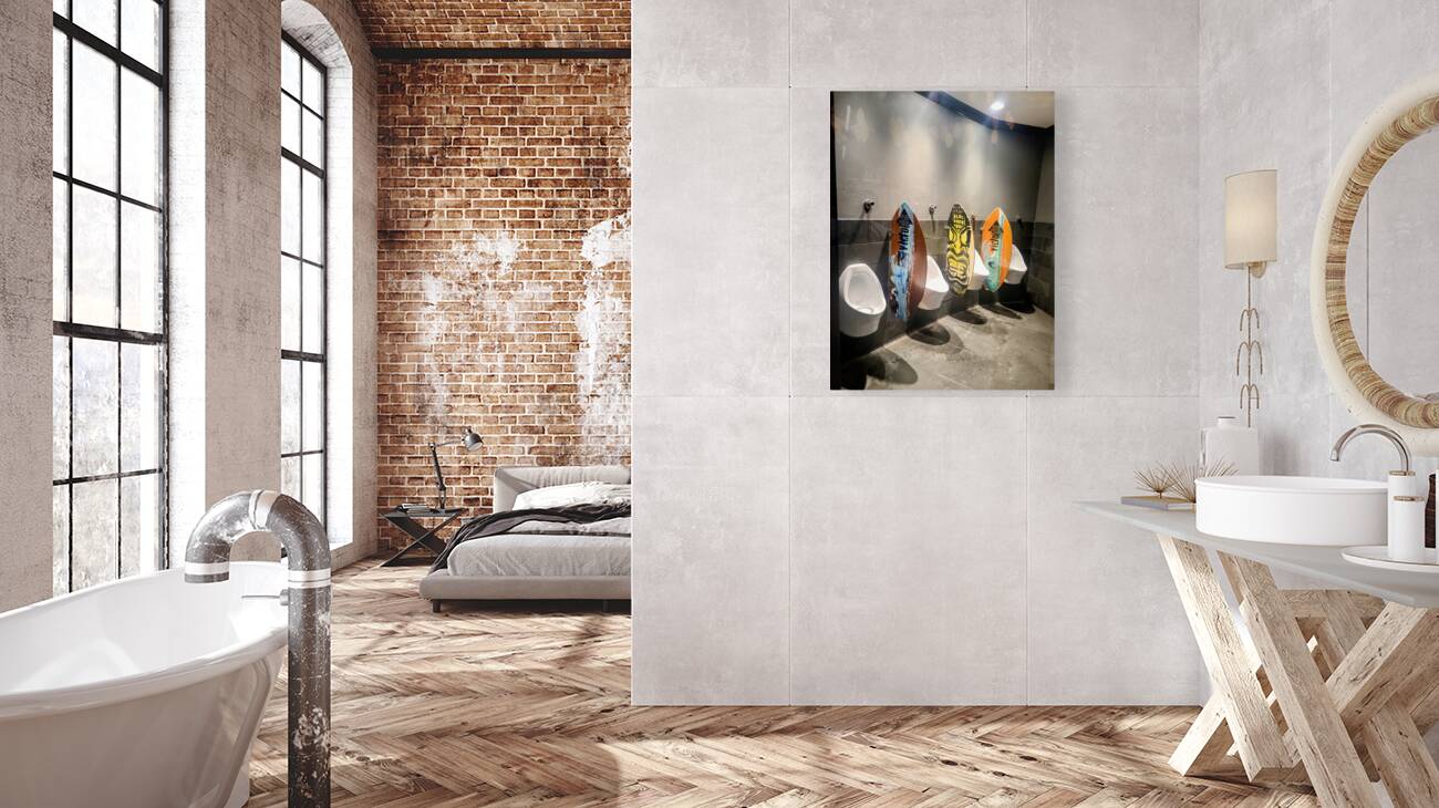 Surfboards Go to Reflect: A Wave of Humor in an Unexpected Place Reproduction