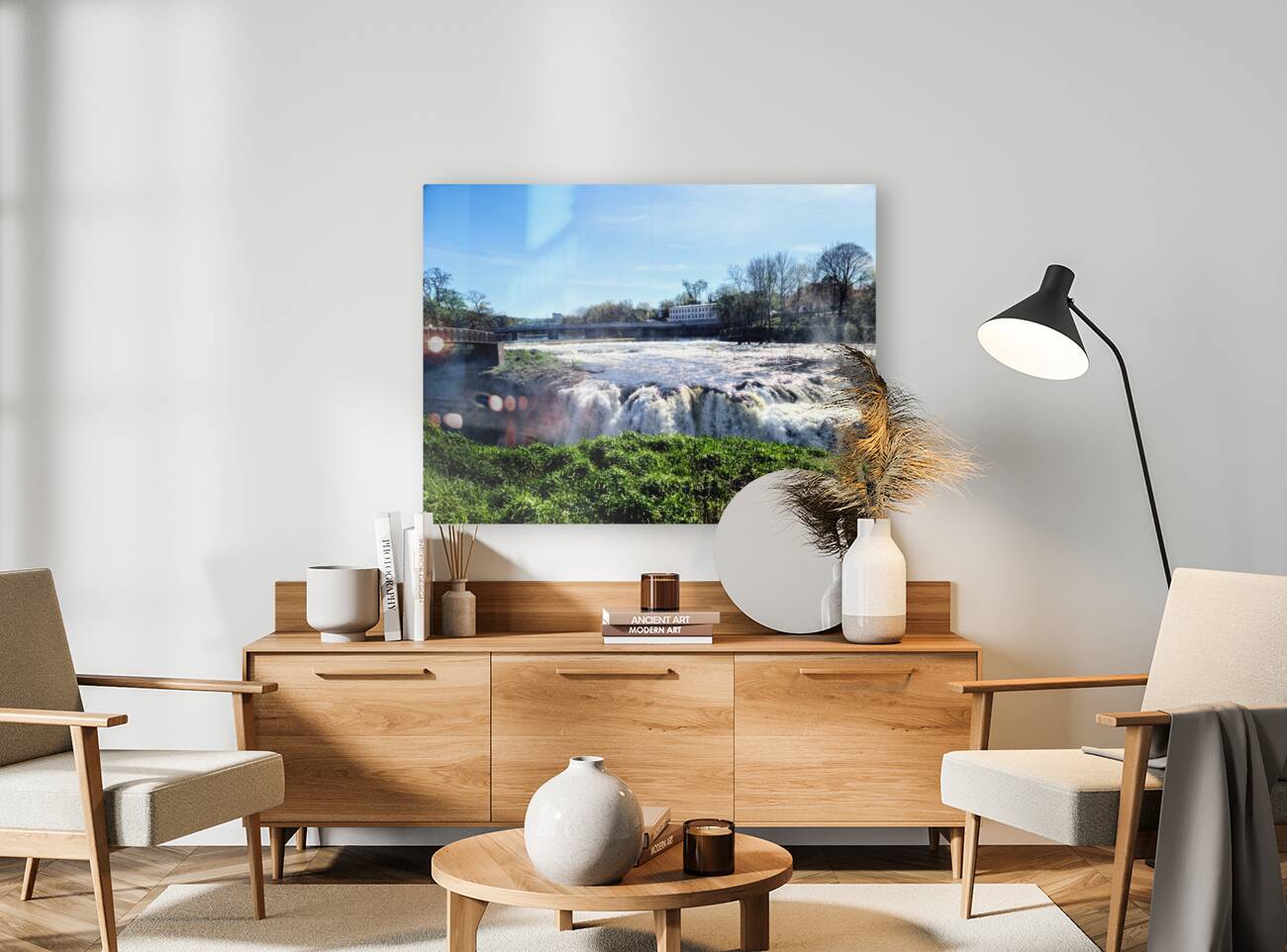 From the Edge: Serenity Meets Momentum at Paterson Great Falls Reproduction