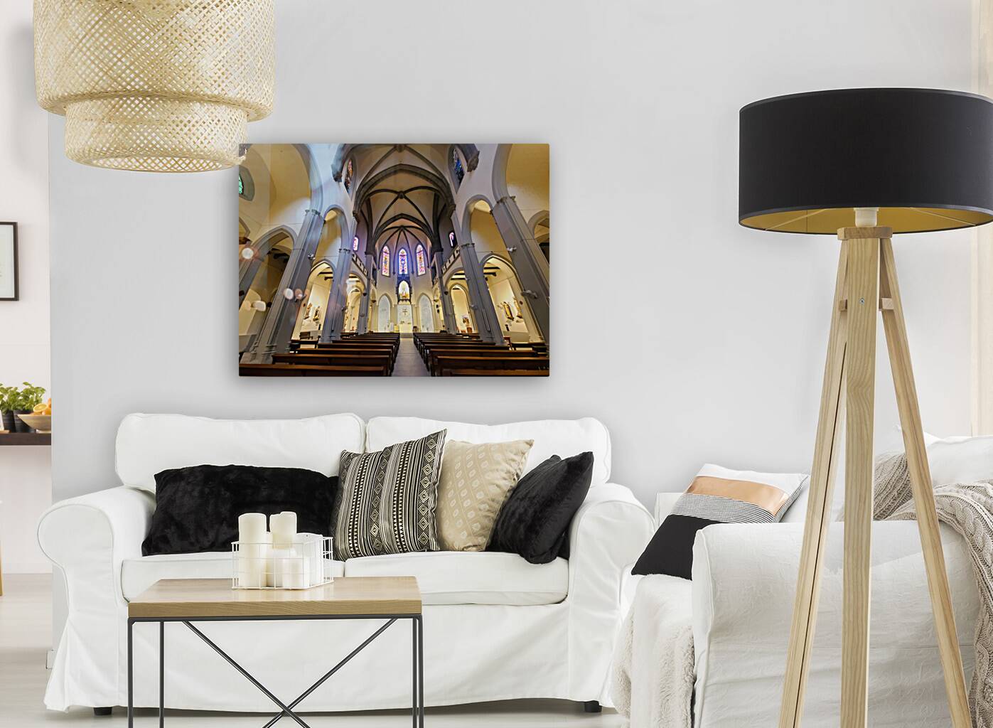 Pillars of Faith Threads of Light Reproduction