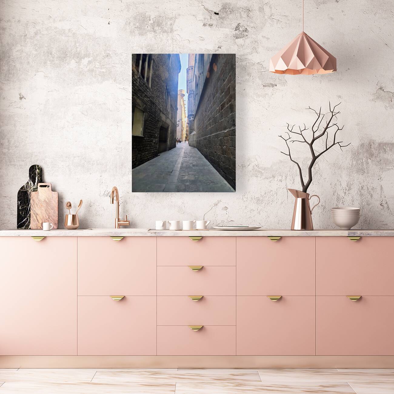 Streets of Barcelona: The Path of Quiet Stories Reproduction