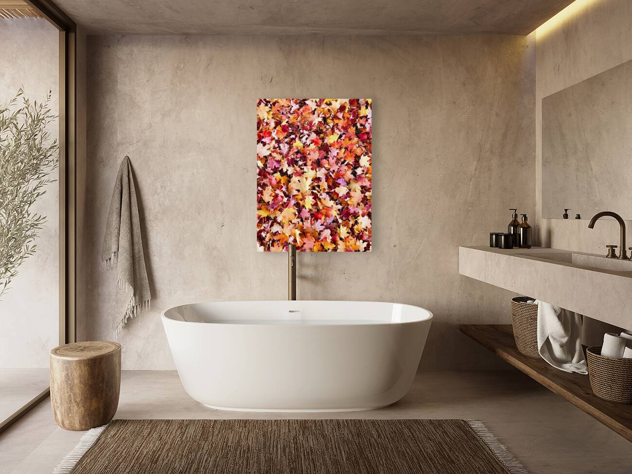 Natural Carpet: Fall’s Confetti Reproduction