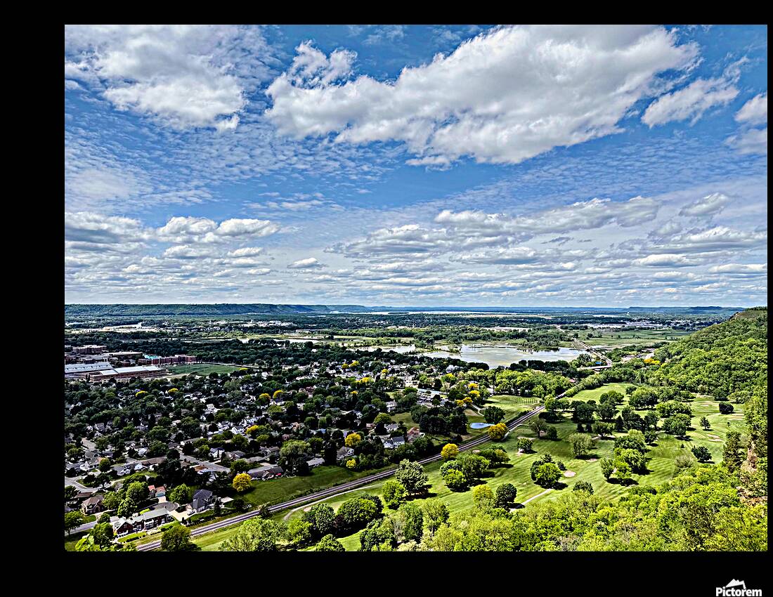 Between Rivers and Rooftops Reproduction