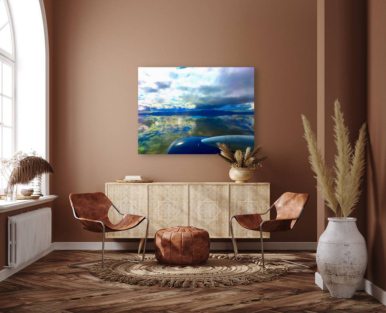 Reflections Over Great Salt Lake  2 Reproduction