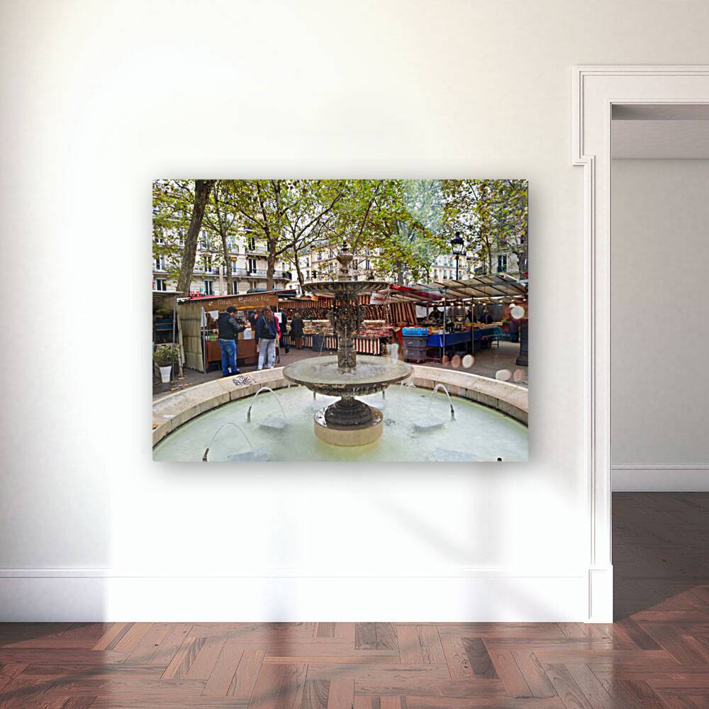 Streets of Paris -- Farmers Market Reproduction