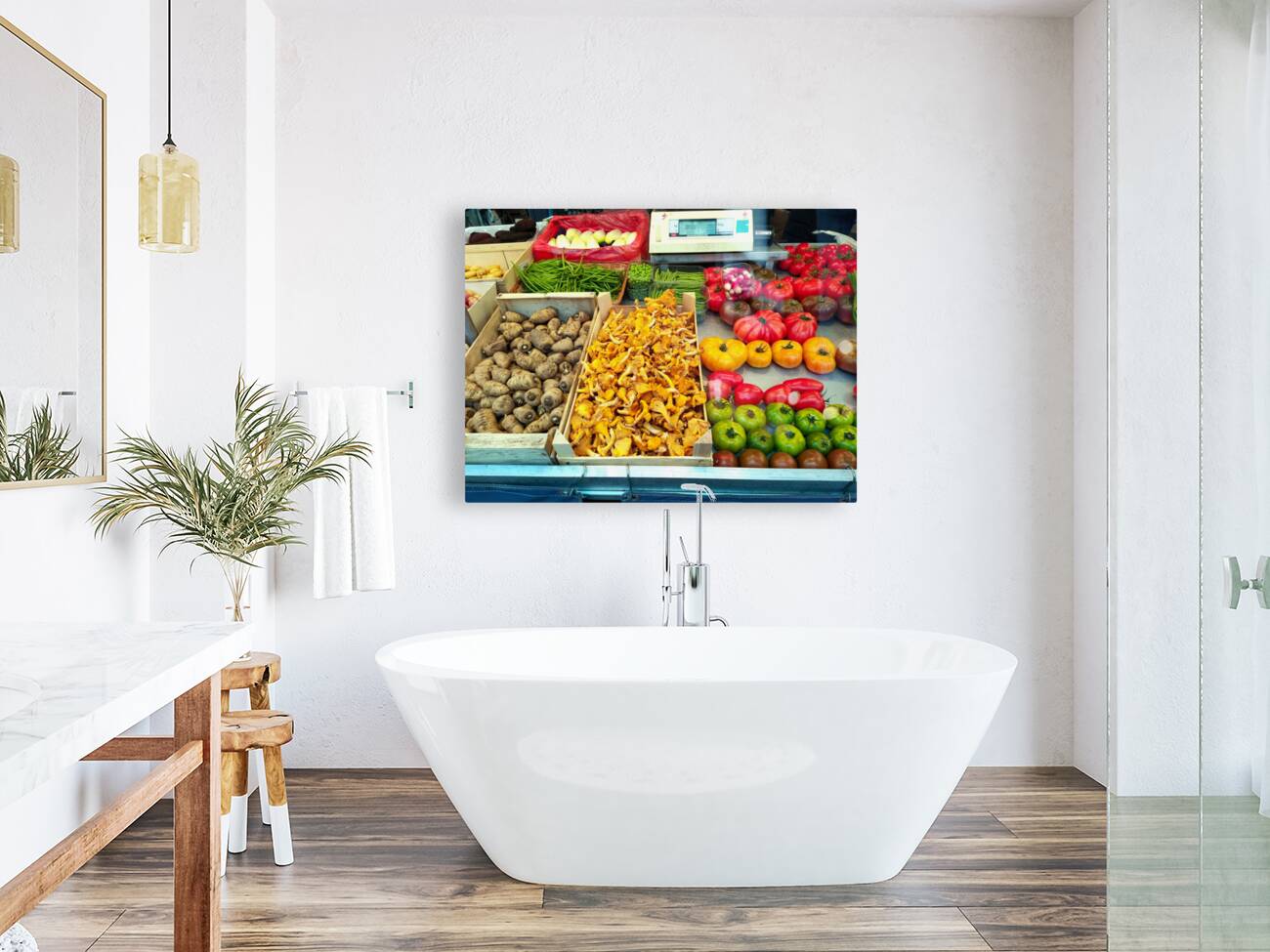 Farmers Market -- Vegetables 2b Reproduction