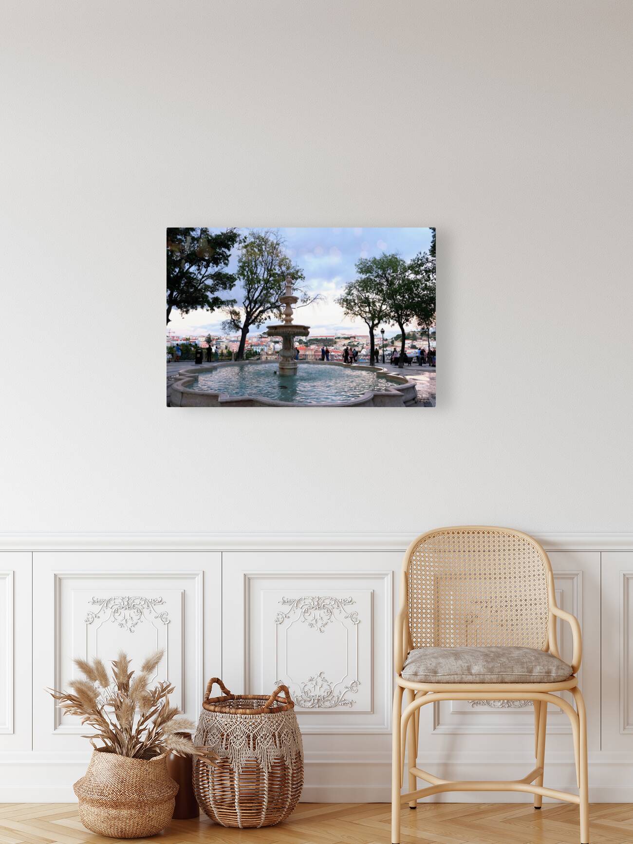 Lisbon Water Fountain  Reproduction