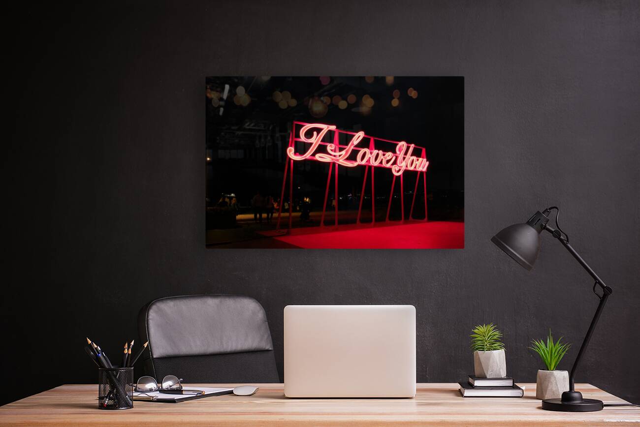 I LOVE YOU Sign Reproduction