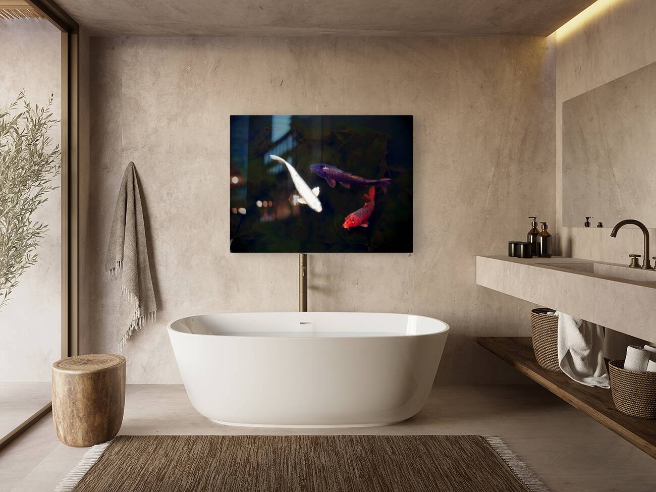 Some Very Coy Koi Reproduction