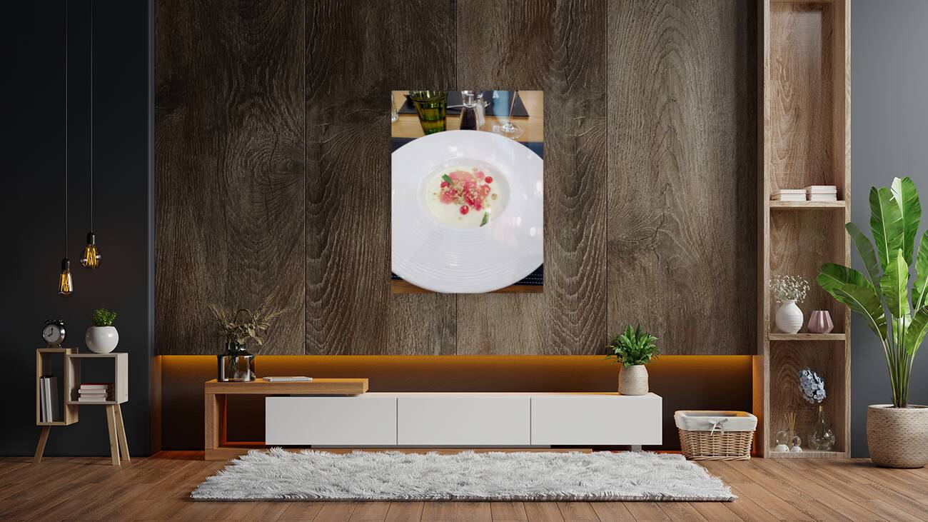 Poached Rhubarb Reproduction