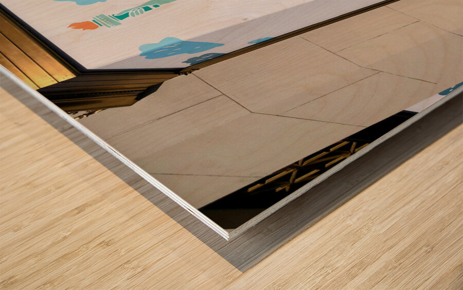 Modern Liberty Wood print