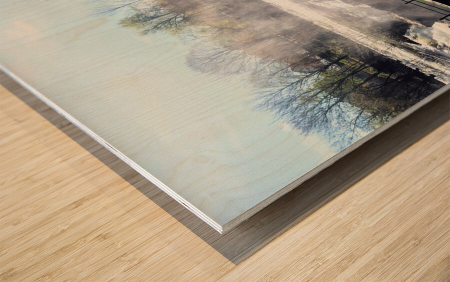 A Moment Between Moments at Paterson Great Falls Historic National Park Wood print