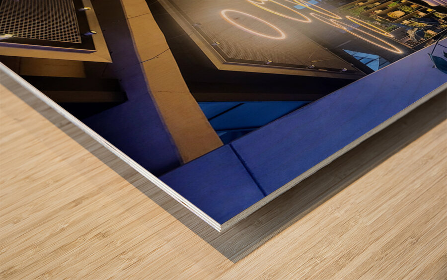 Orbit Lounge Wood print