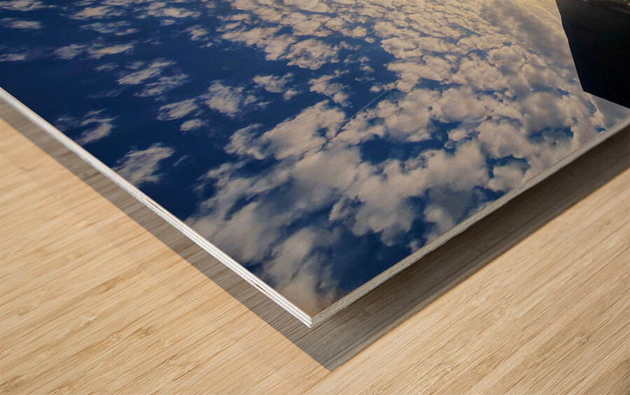 Paradise Reflected: A Sunset Dream Wood print